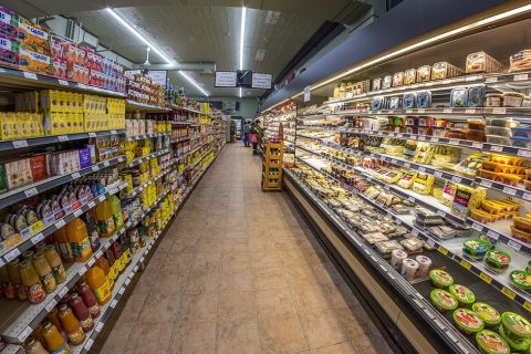 Супермаркети — ілюстрація